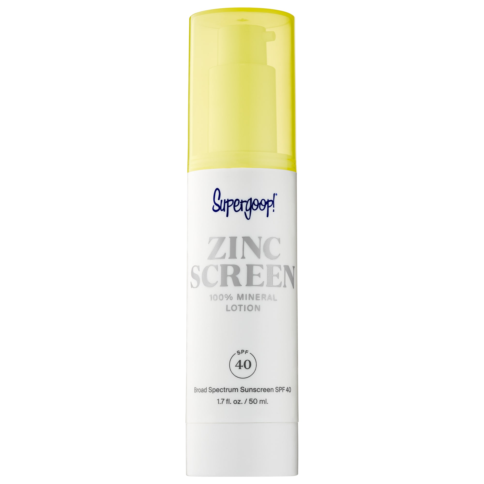 Supergoop! + Zincscreen 100 Mineral Lotion SPF 40 PA+++