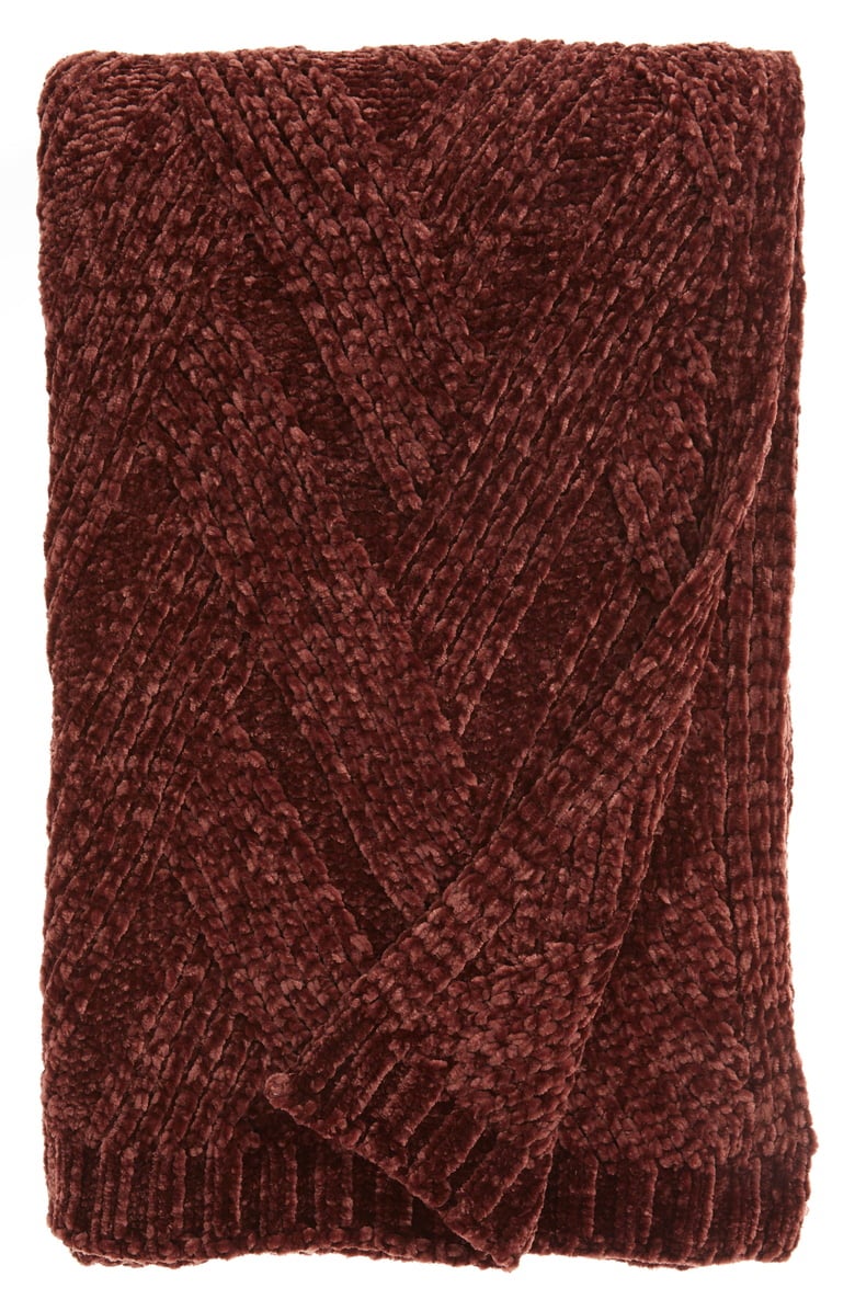 RACHEL PARCELL + Chenille Throw Blanket