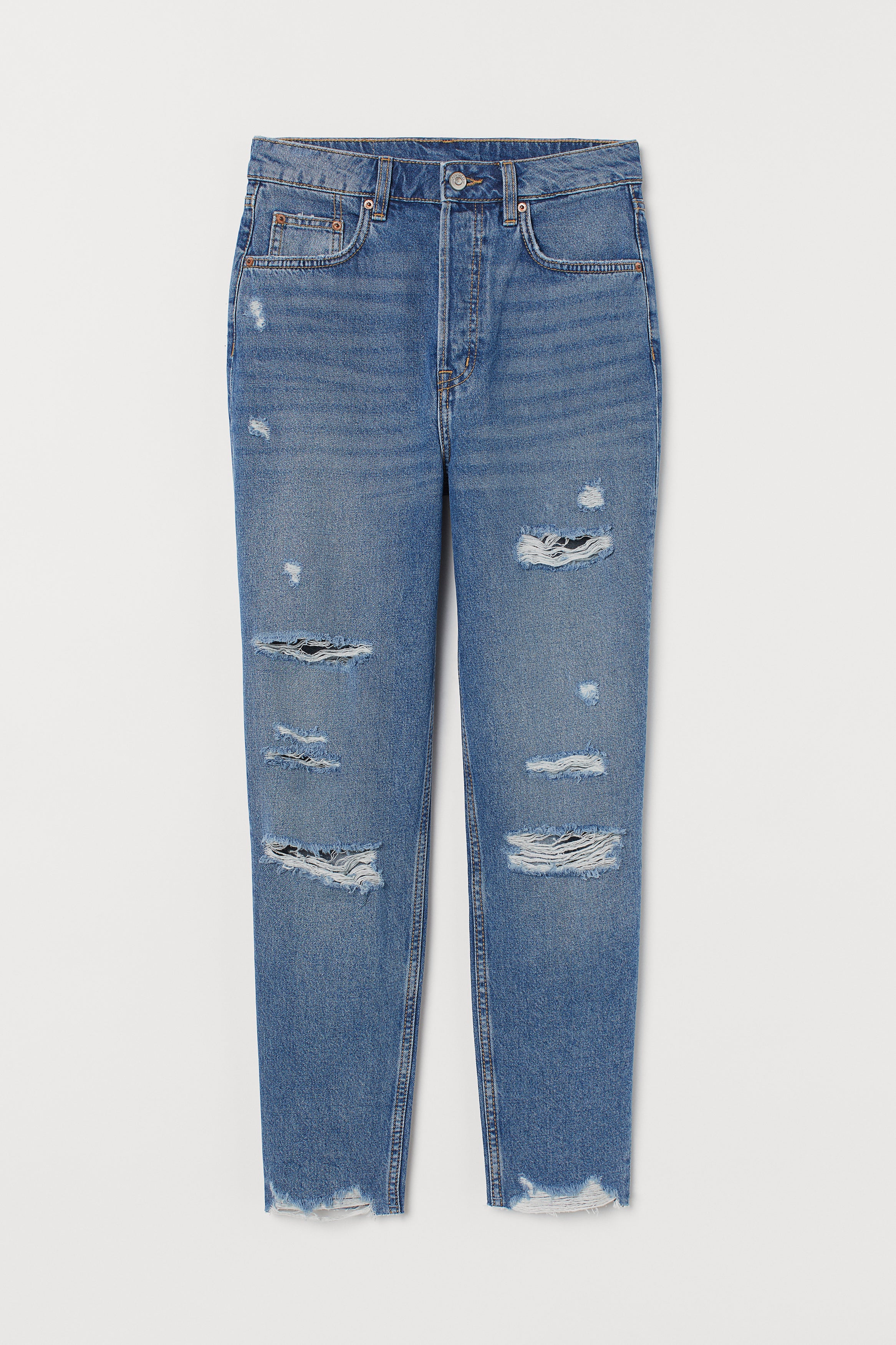 H&M + Slim Mom High Ankle Jeans