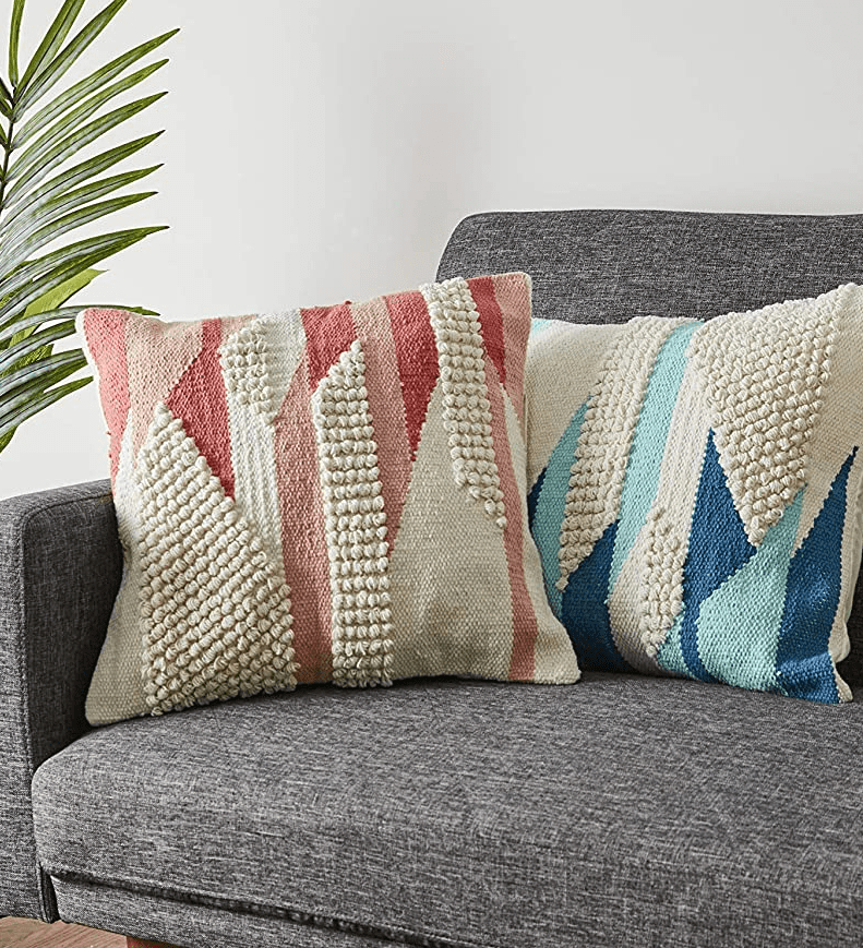Refinery29 + 100 Cotton Textured Throw Pillows