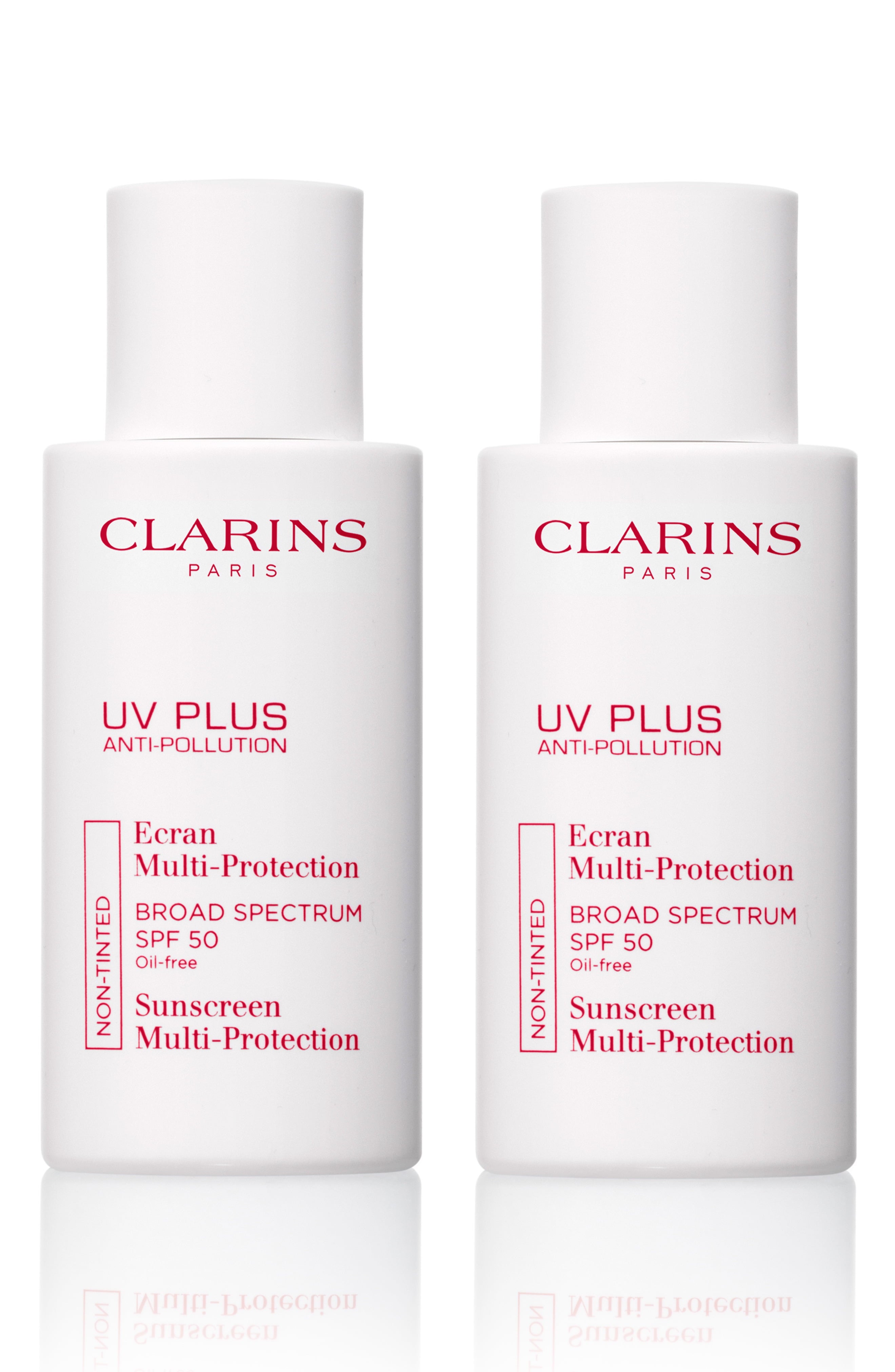 Clarins + UV PLUS AntiPollution Sunscreen SPF 50 Duo(86 Value)