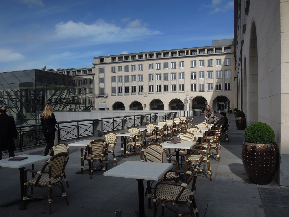 terrasse au Mont des Arts (Mont des Arts)