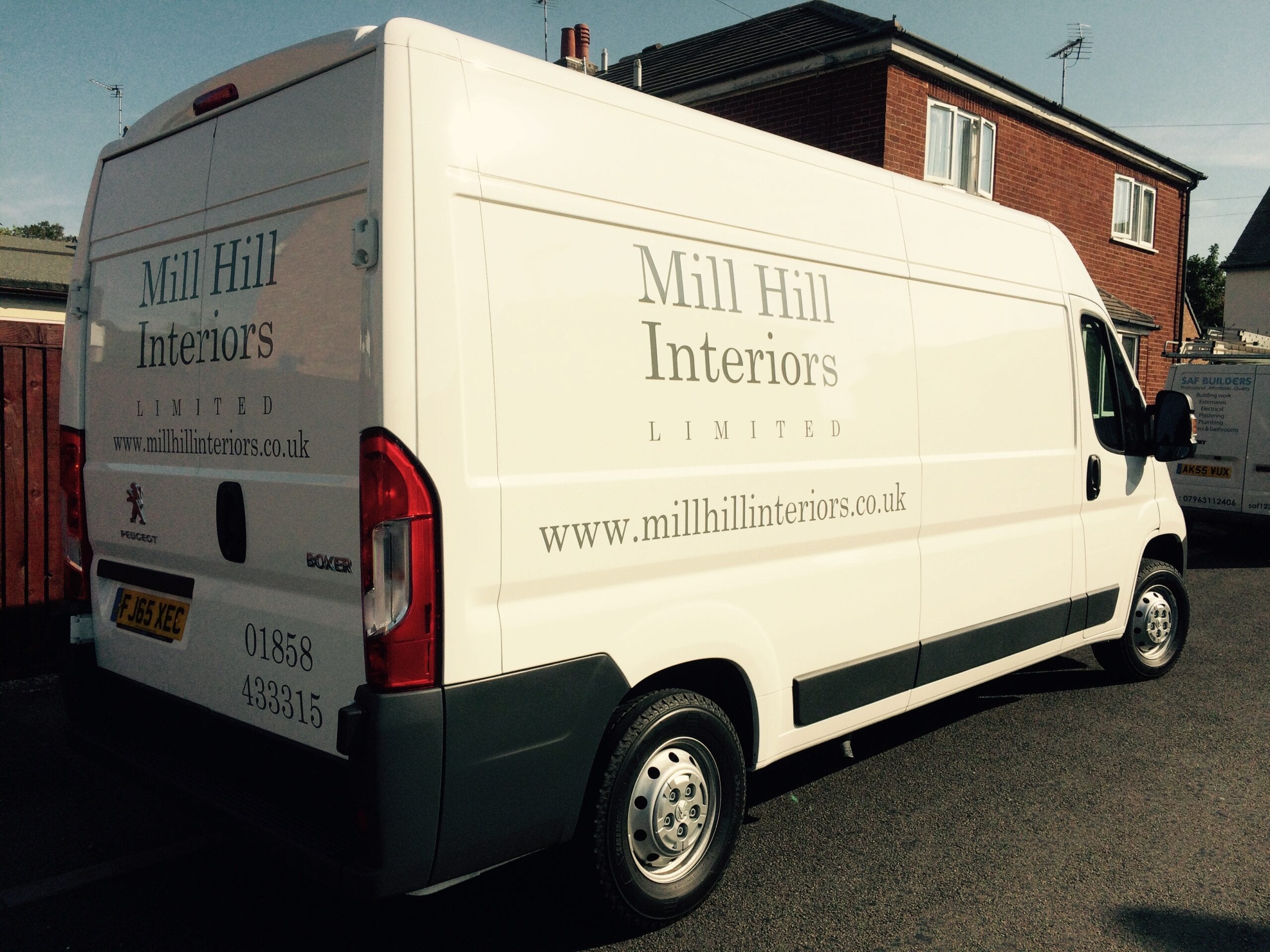 Market Harborough based company Mill Hill Interior sign writing