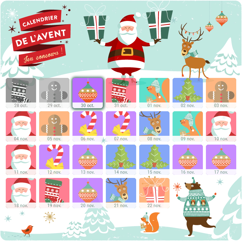 Calendrier De L'avent 2023 Jeu Concours Organisez Un Concours Calendrier De L'avent Pour Noël - Reflexemedia