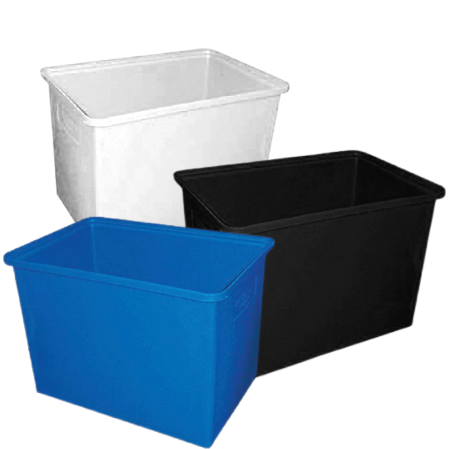 450L Plastic Rectangular Rotomould Bin 1220 x 610 x 610mm Reflex Equip