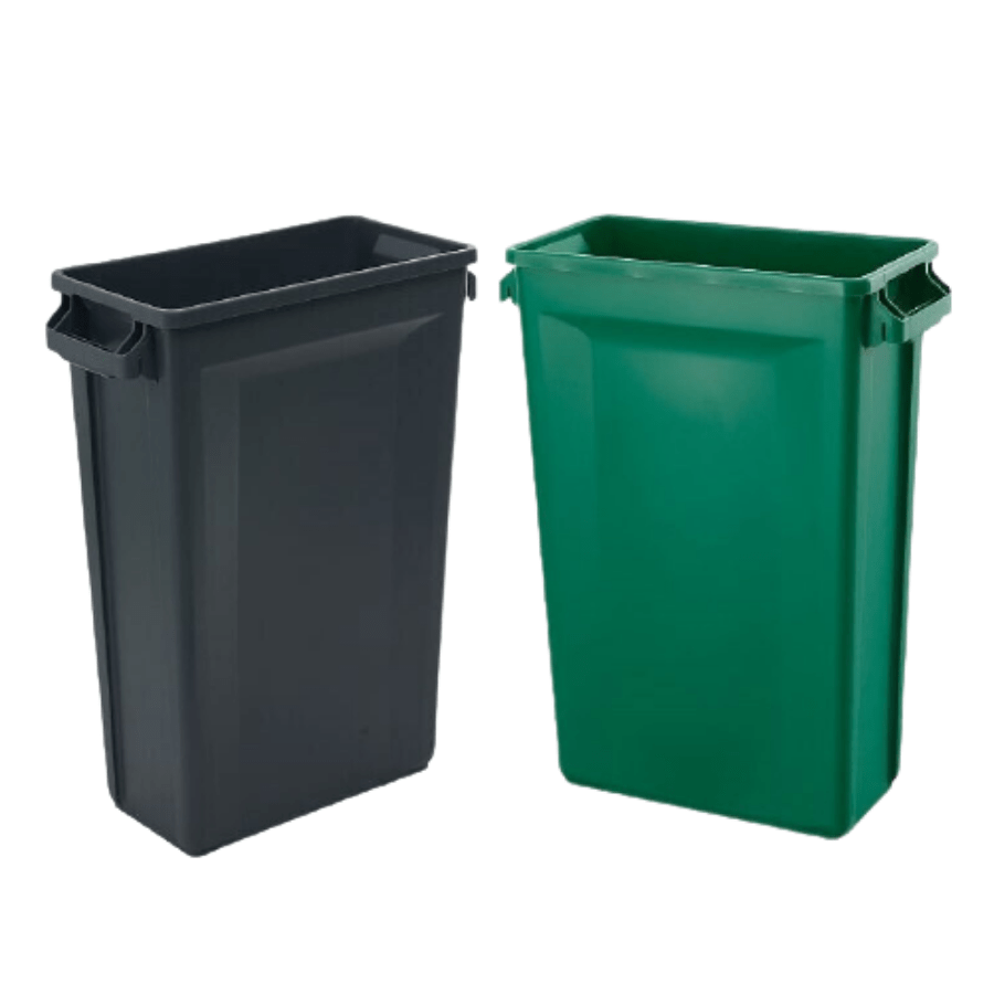 46L Svelte Slim Rectangular Container Waste Bin 444 X 249 X 630mm