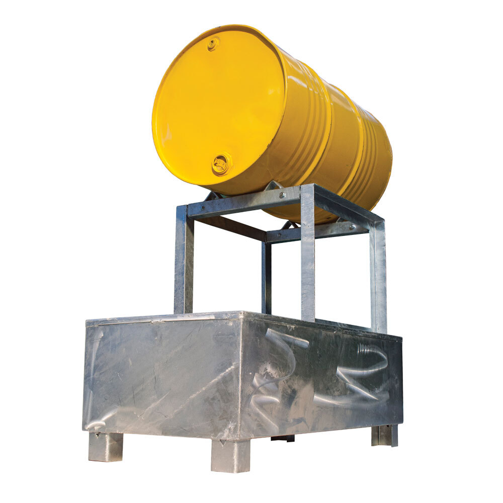1 Drum Dispensing Rack Zinc