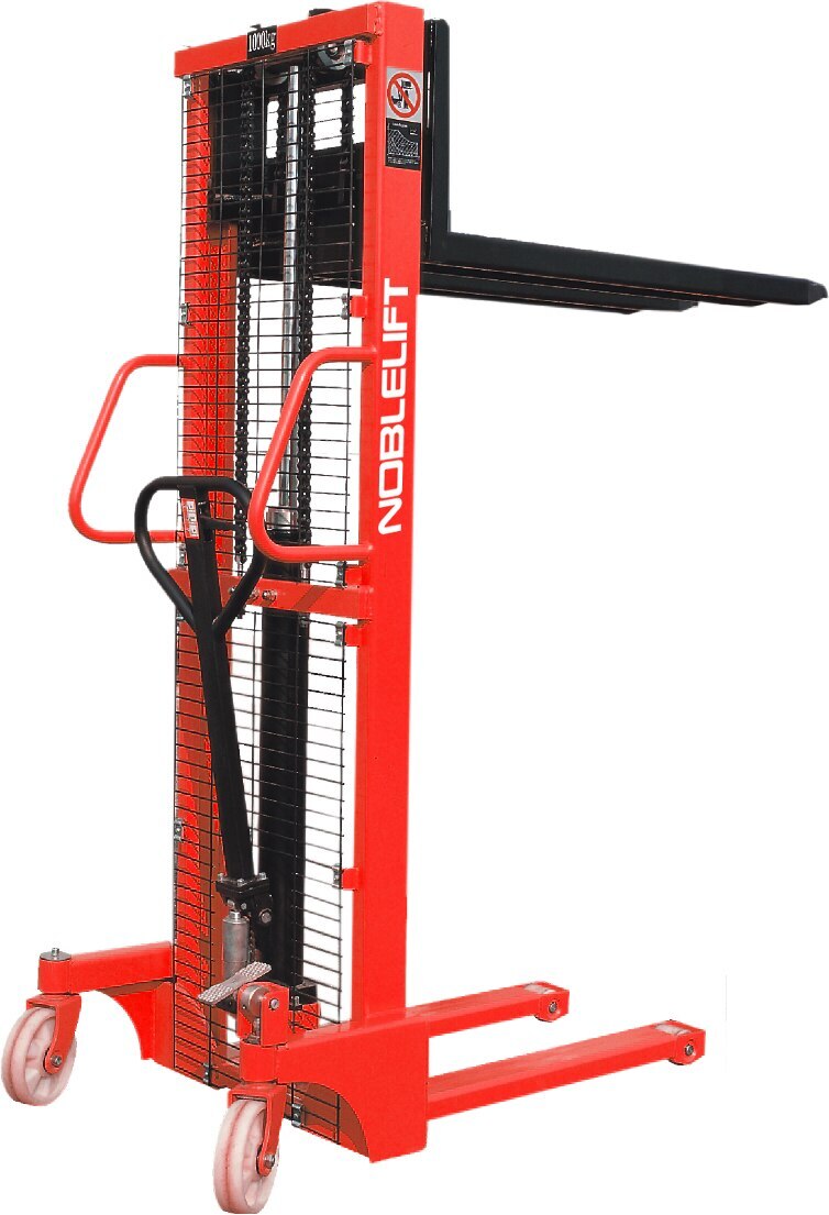 1000kg Rated Manual Walkie Hand Stacker 2500mm Lift Reflex Equip