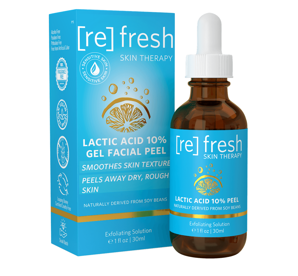 Lactic Acid 10 Gel Peel Refresh Skin Therapy