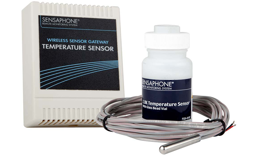 Traceable temperature sensors for commercial refrigerators, freezers
