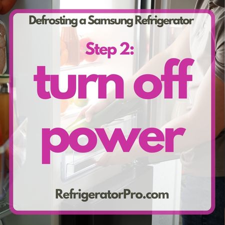 How to Defrost a Samsung Refrigerator