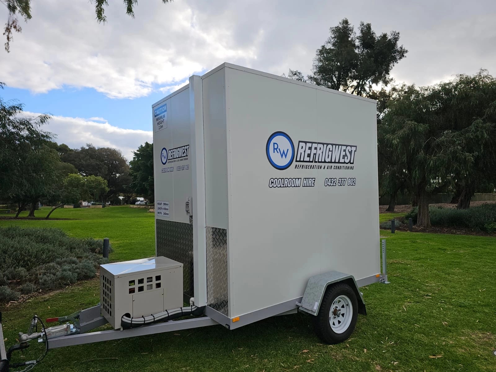 Mobile Coolroom Hire Perth Refrigwest