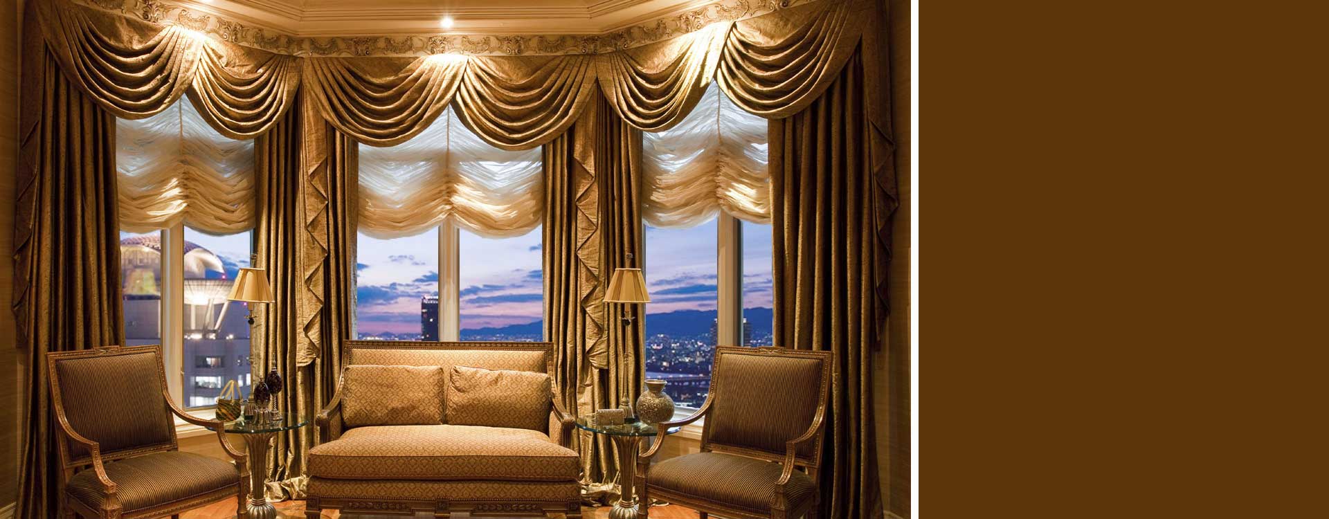 Custom Hotel Drapes Online. Valances & Roman Shades Direct. Regal Drapes
