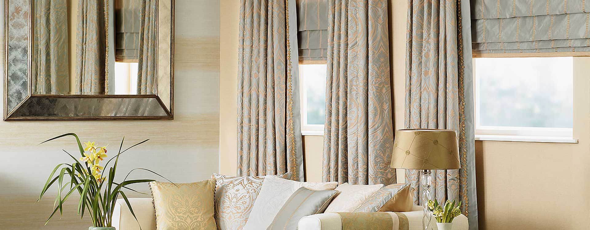 Custom Fire Rated Drapes Online. Valances & Roman Shades Direct Regal