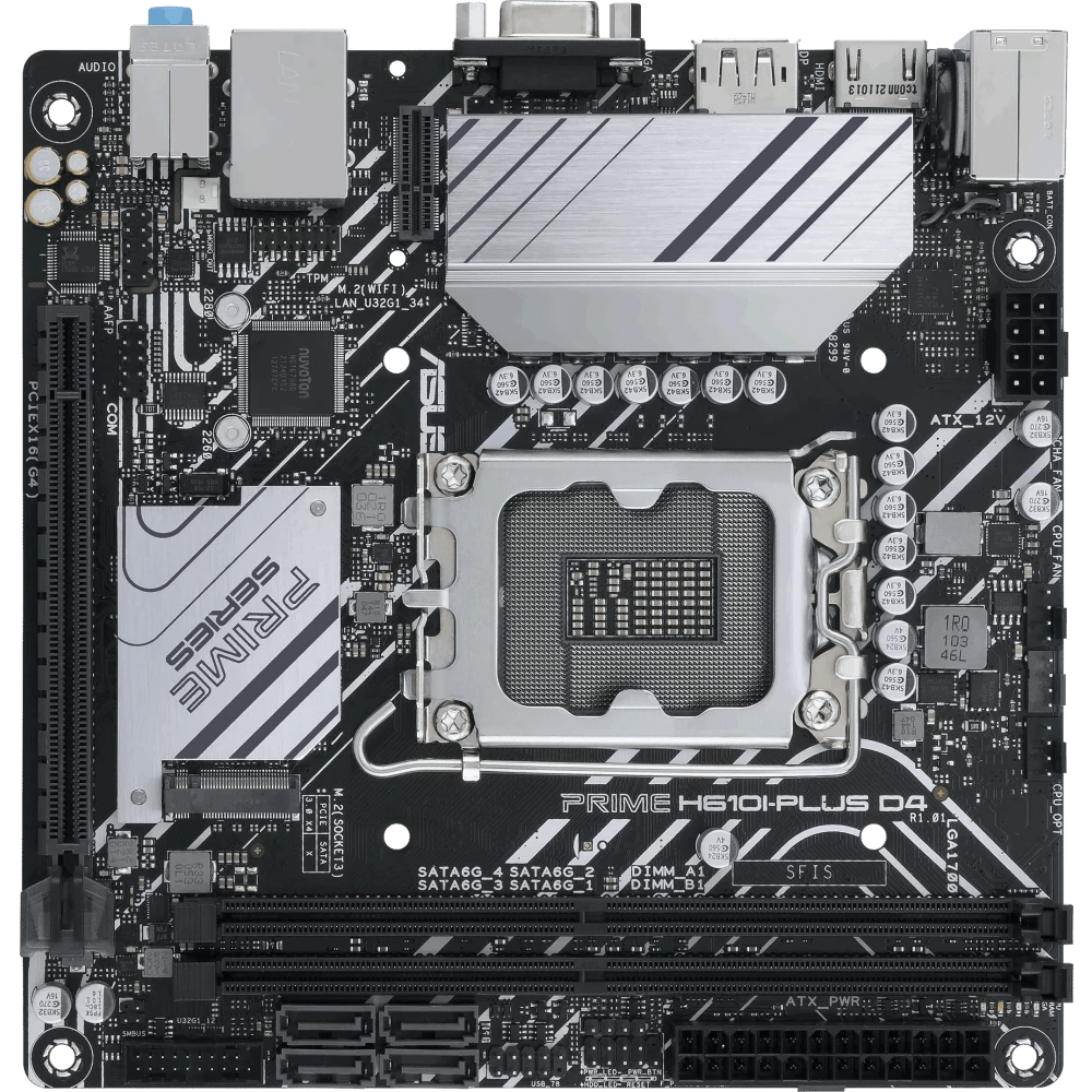 Купить материнскую плату ASUS PRIME H610IPLUS D4CSM в интернет