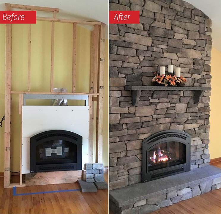 10 Fireplace Makeover Ideas Before and After