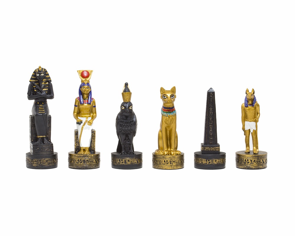 The Ancient Egypt Hand painted themed chess pieces by Italfama [R69885] 175.00 Regency