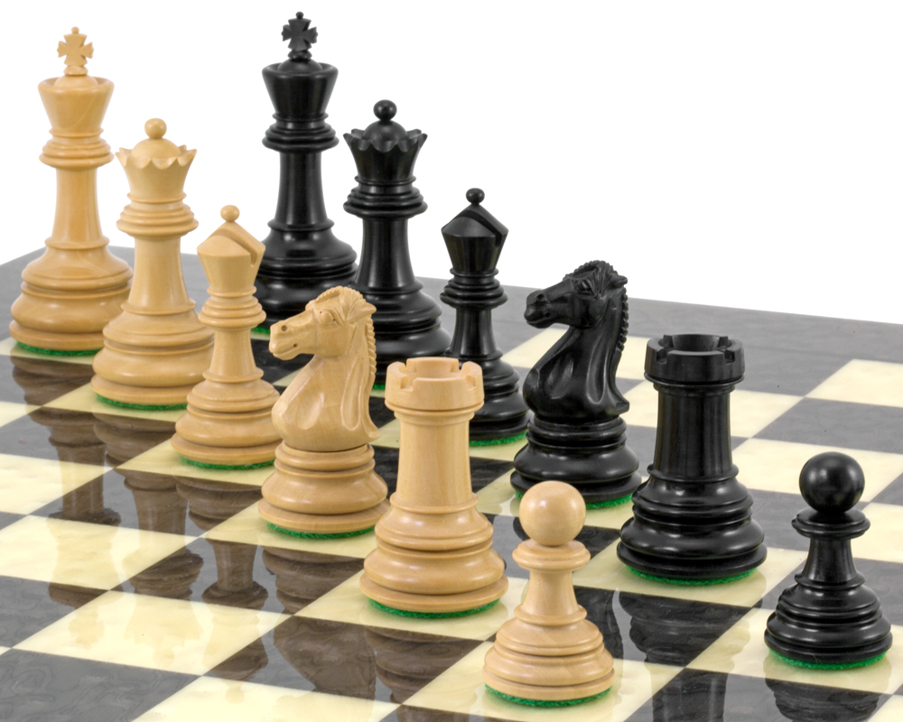 Ebony and Grey Briarwood Cheltenham Chess Set [RCPB239] 1,020.00