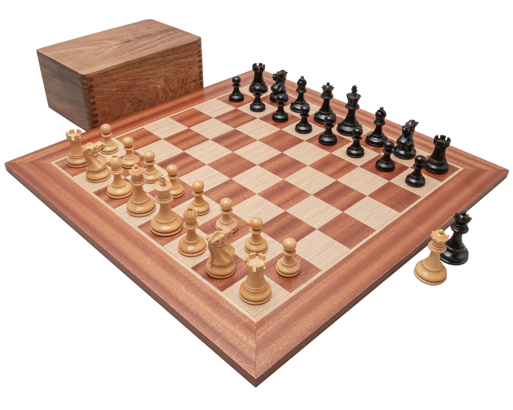 The Tournament Ebony and Mahogany Chess Set [RCPB517] 235.00