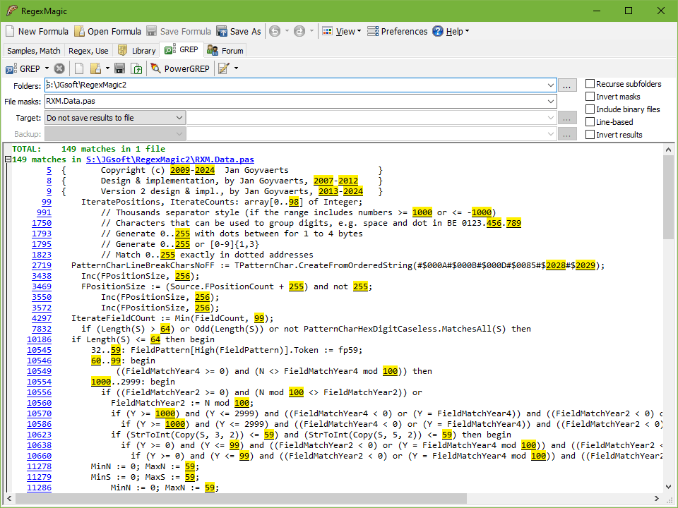 Windows GREP