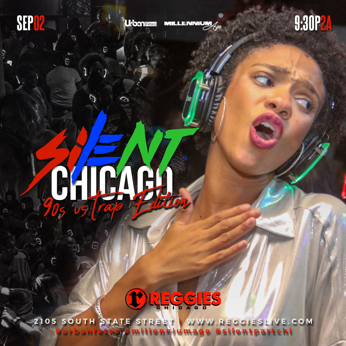 Silent Party Chicago Reggies Chicago