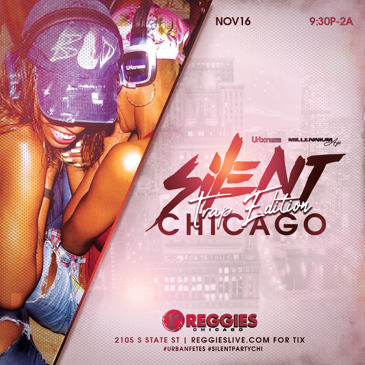 Silent Party Chicago Reggies Chicago