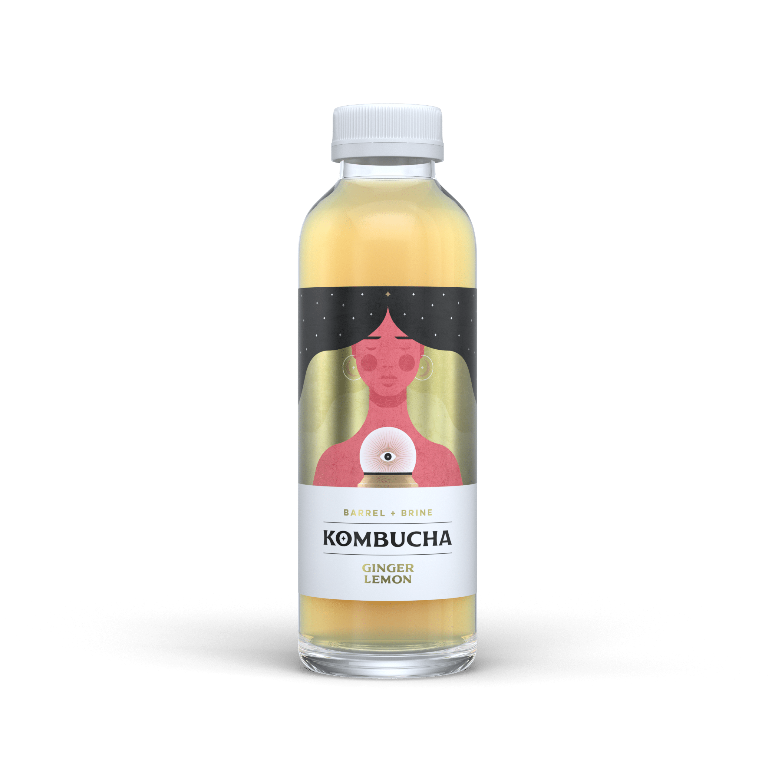 Kombucha, Ginger Lemon 12/14oz Regional Access