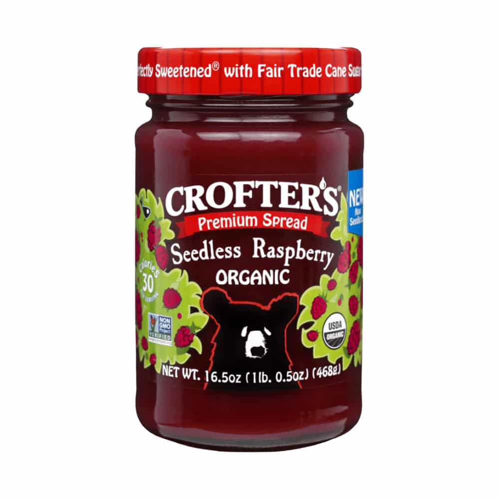 Jam, Raspberry, Crofter’s Organic 6/16.5oz Regional Access
