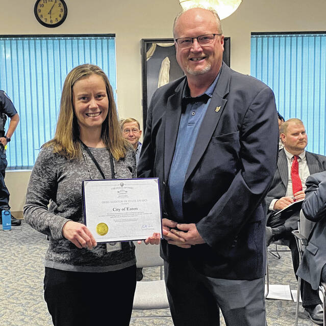 City of Eaton receives Auditor of State award The Register Herald
