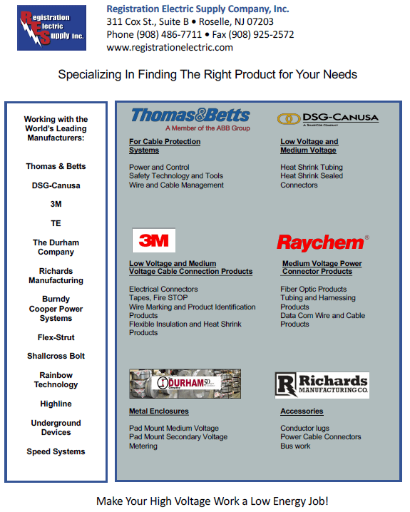 Line Card Registration Electric Supply
