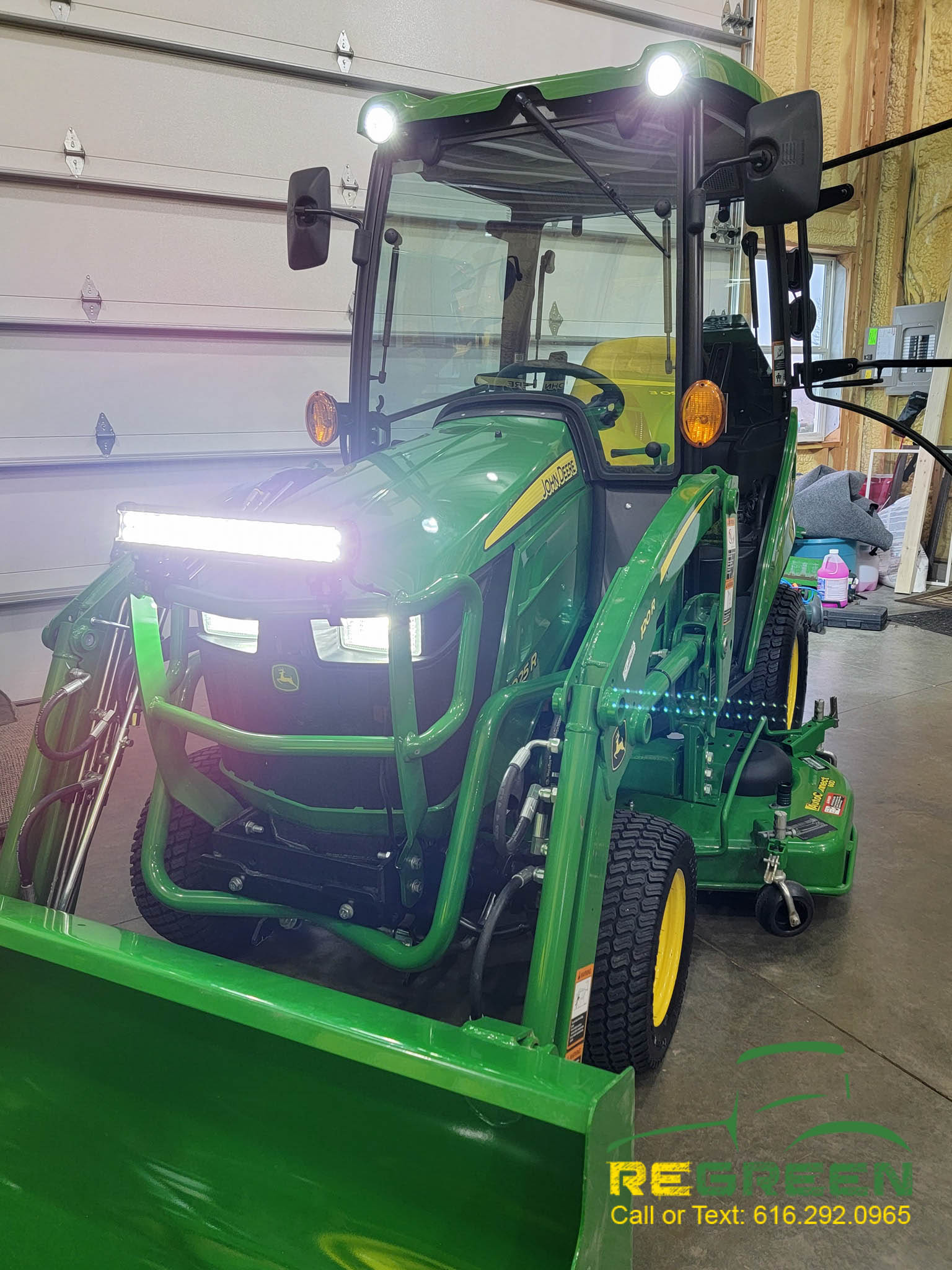 LIKE NEW LOW HOUR John Deere 1025R Sub Compact Tractor, Loader, Mower