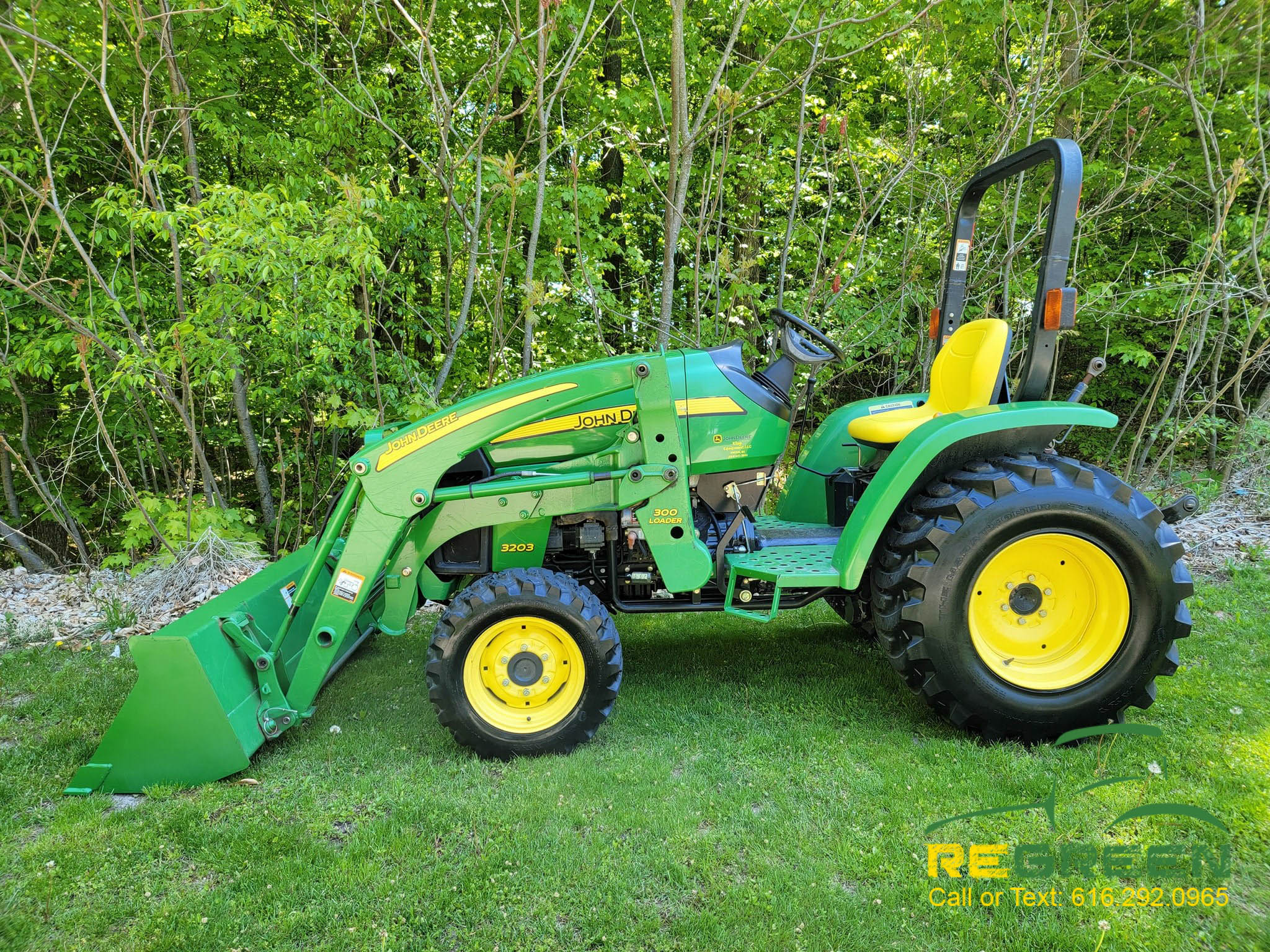 John Deere 3203 Compact Tractor & Loader ReGreen Equipment
