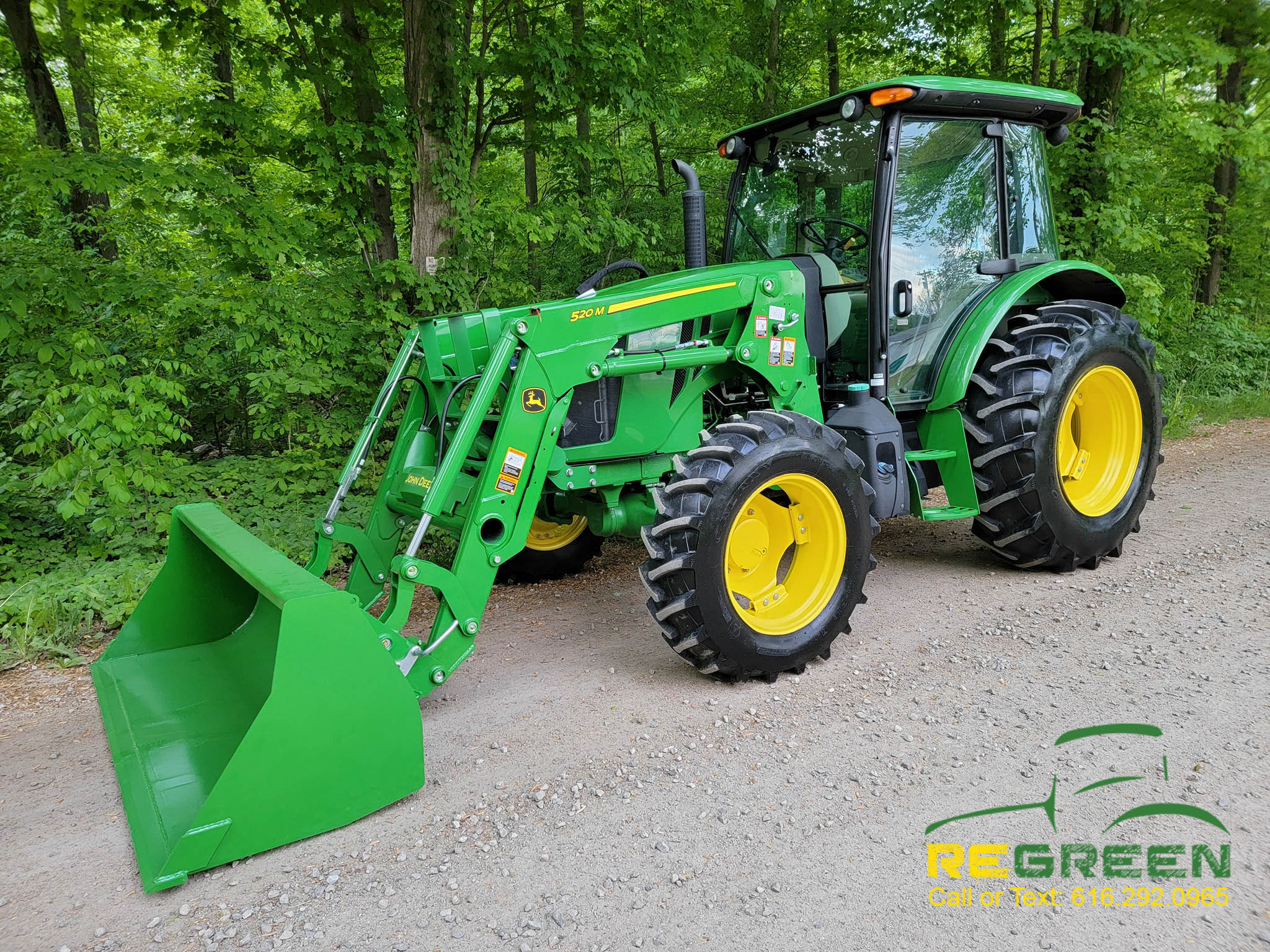 SOLD! John Deere 5100E Utility Cab Tractor & Loader ReGreen Equipment