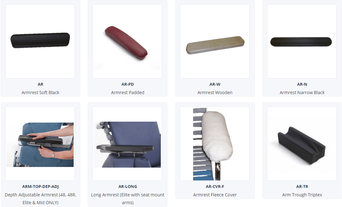 Armrests for Broda Recliners and Chairs
