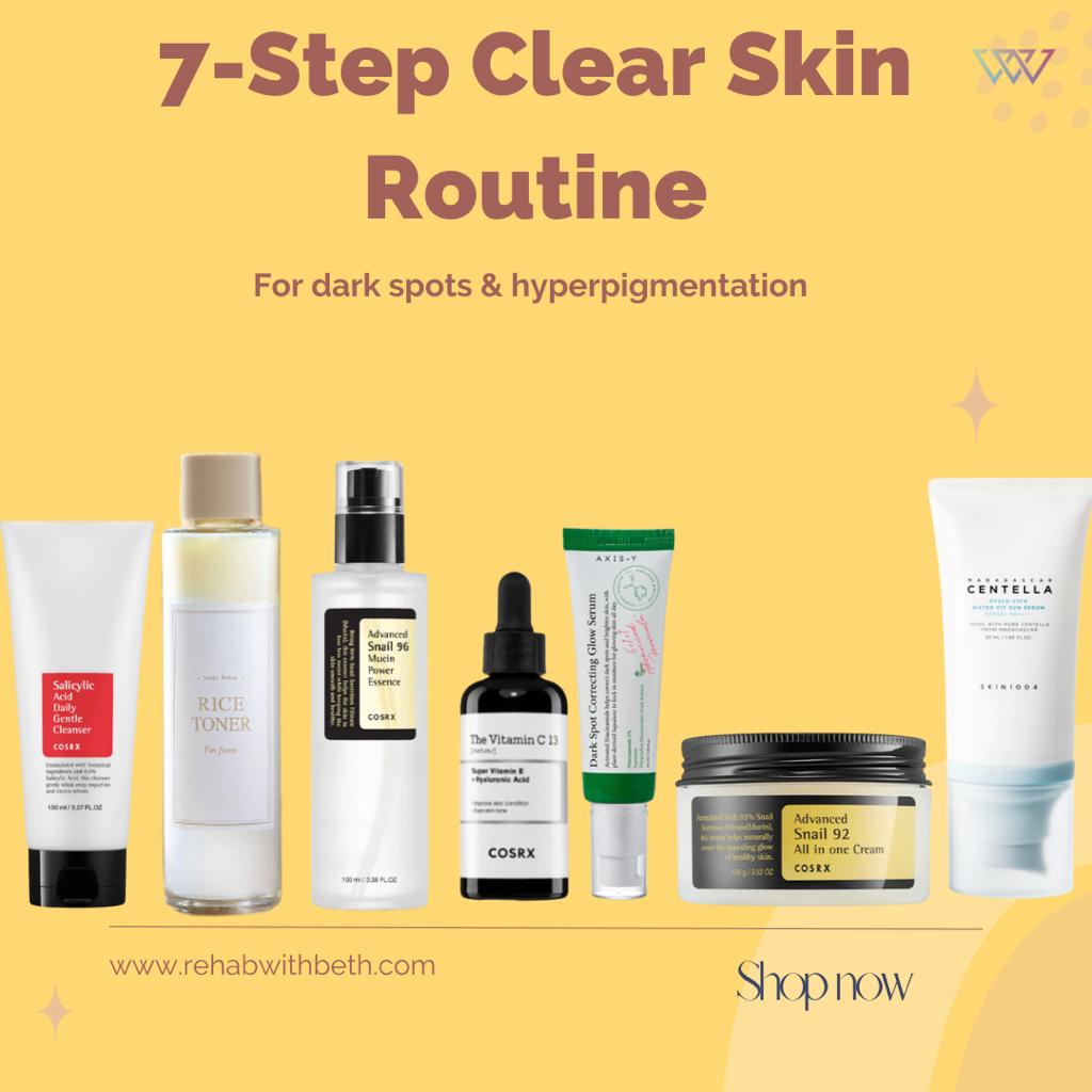 7Step Clear Skin Combo RehabWithBeth