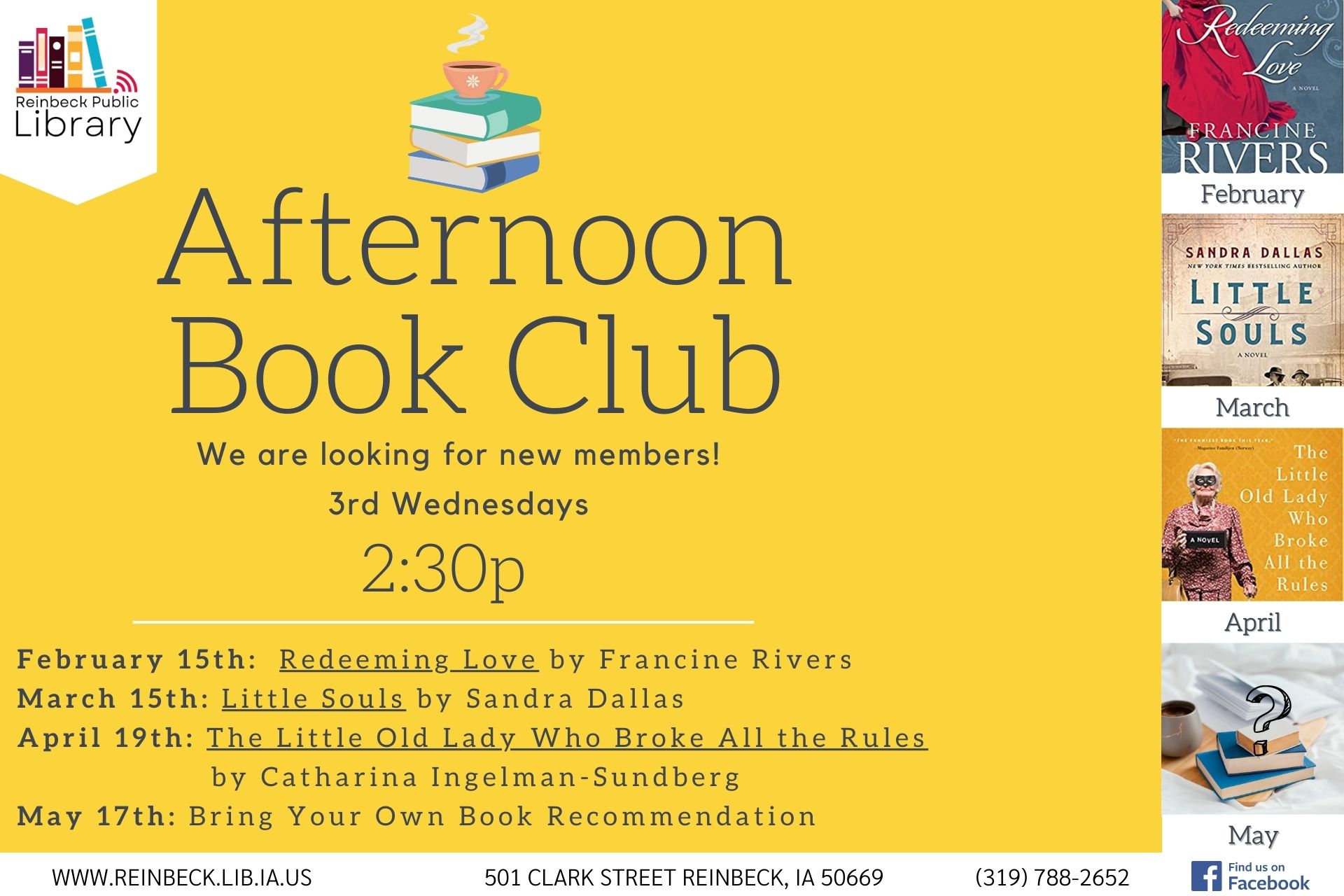 Adopt an Author Reinbeck Public Library