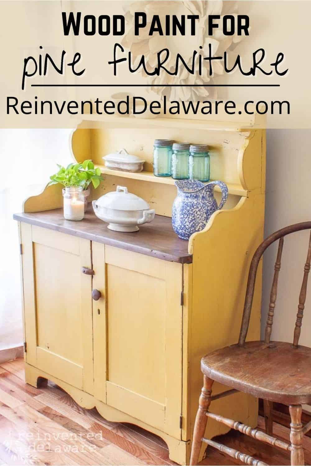 Wood Paint Antique Pine Cupboard Reveal Reinvented Delaware