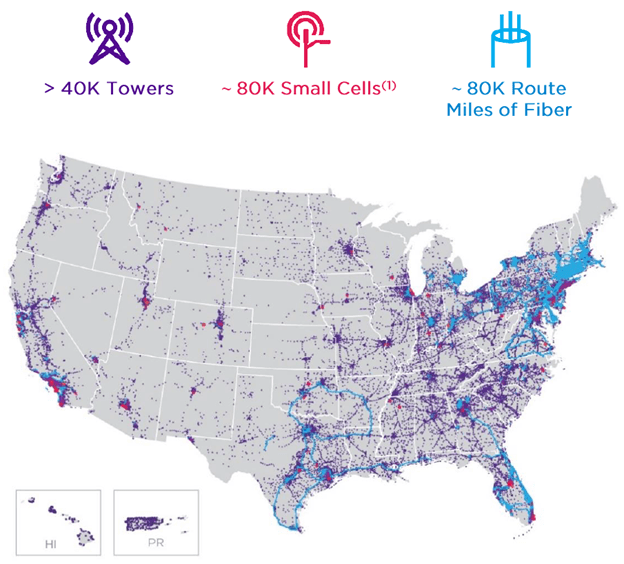 Crown Castle Fiber Map Why you Should Look into Crown Castle REITs