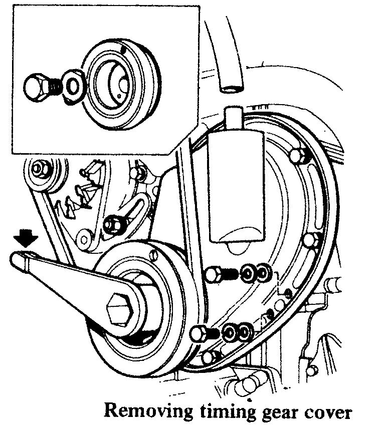 TIMING COVER OIL SEAL