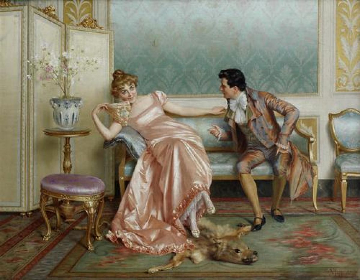 Women rejecting marriage proposals in western art history