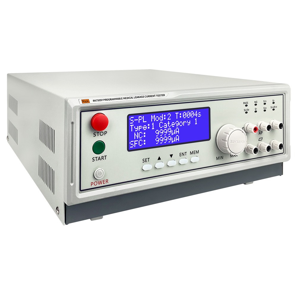 RK7505Y/RK7510Y/RK7520Y/RK7530Y/RK7550Y Programmable Medical Leakage Current Tester
