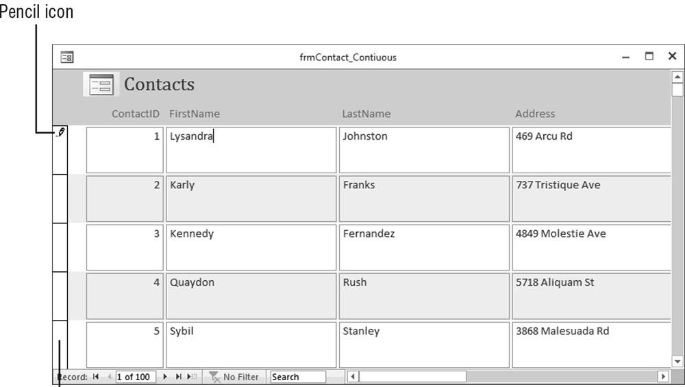 Creating Query in Design View (MS Access)
