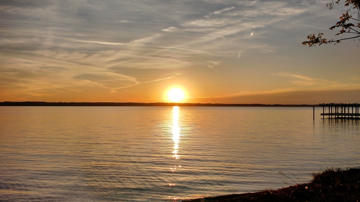 A Cayuga Lake Sunset Relatively Random