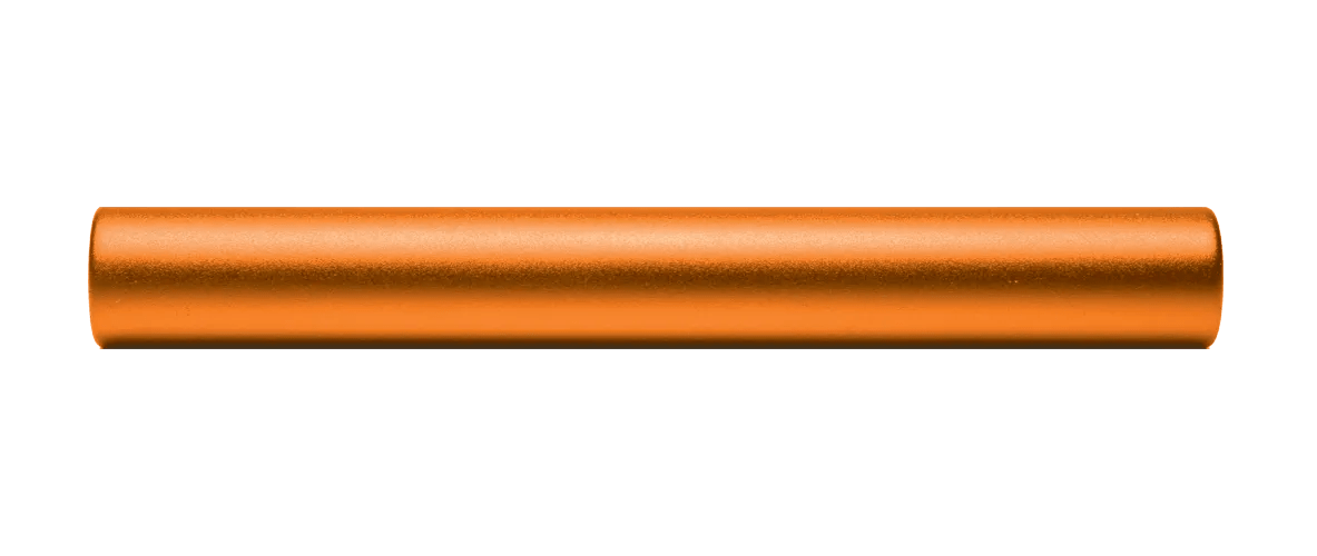 Sample Baton Base Color Matte Orange ⋆ (844) 4BATONS