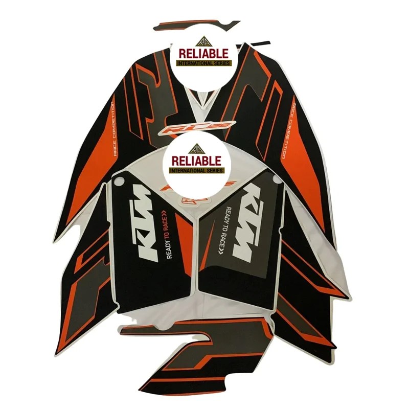 Graphics Sticker Set for KTM RC 125 2020 Model White Bike Vinyl