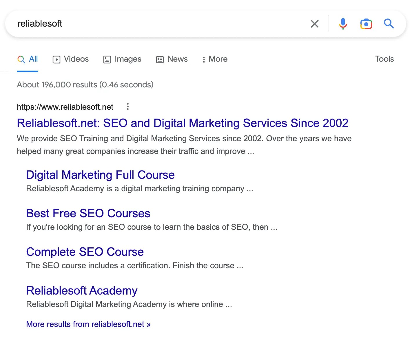 How to Get Sitelinks in Google Search Results