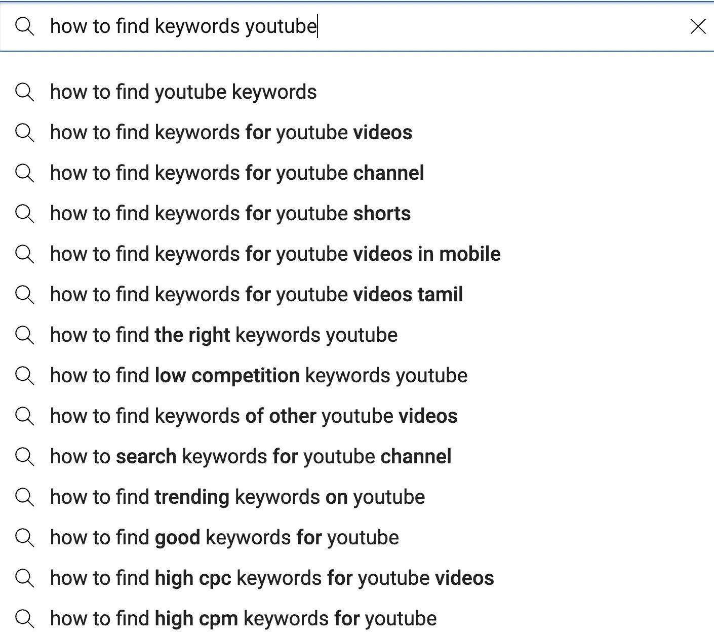 How to Find YouTube Keywords For Your Videos
