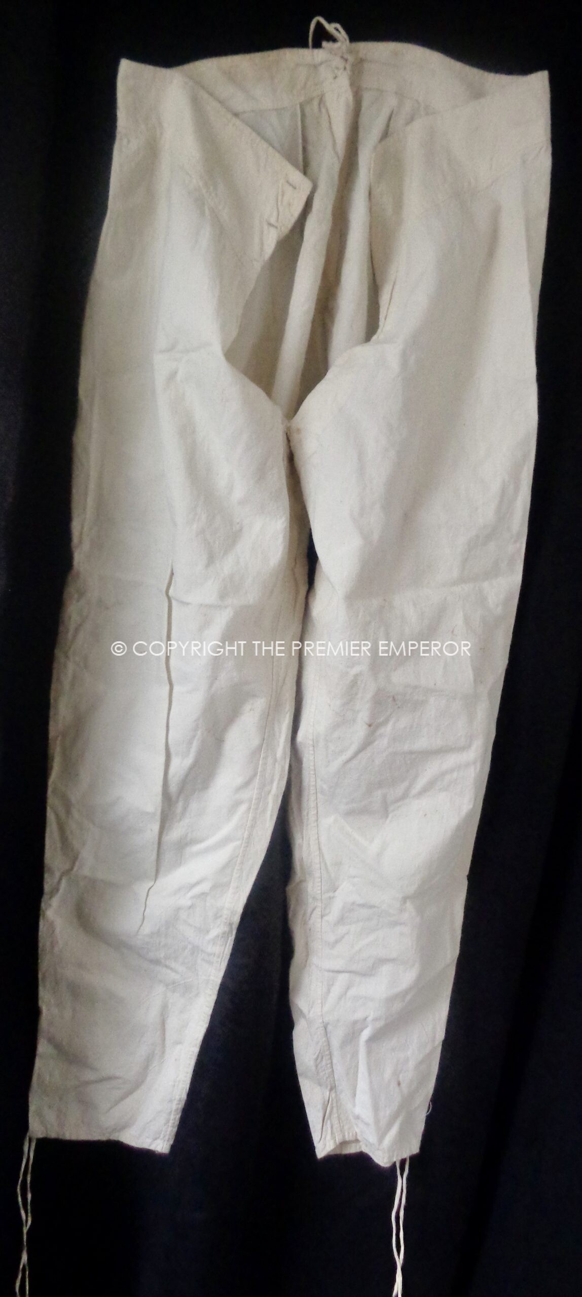 France Scarce Pair of Army Underpants Dated 1914.Circa.1914/1918