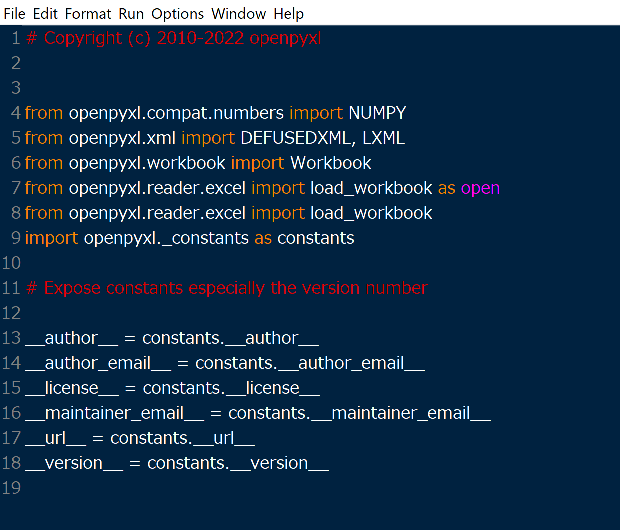 IDLEでソースコードを確認するにはPython/IDLE（アイドル）の使い方