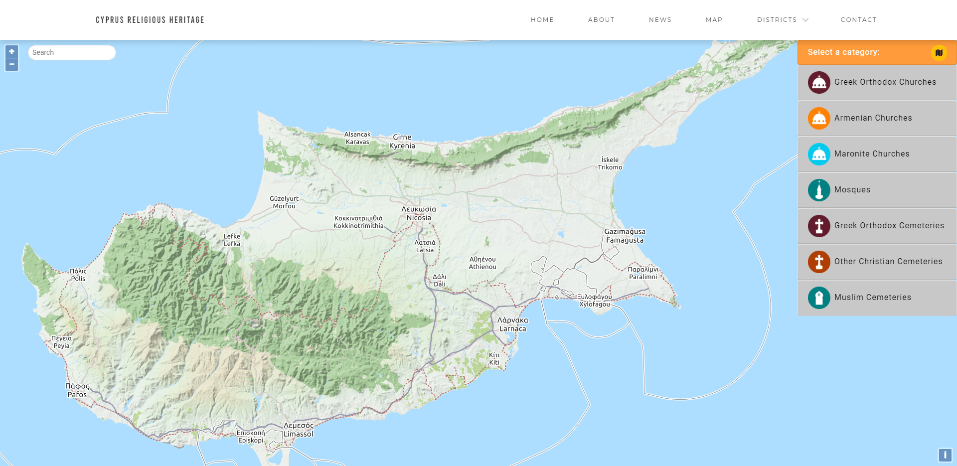 Press Release “The Religious Heritage of Cyprus” on site The